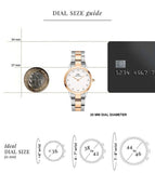 Daniel Wellington Iconic Link White Dial Two Tone Steel Strap Watch For Women - DW00100358 Authentic Buy Shop Now
