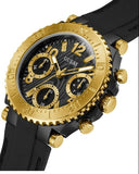 Guess Cosmic Multifunction Black Dial Black Silicone Strap Watch For Women - GW0466L1 Authentic Buy Shop Now