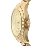 Michael Kors Lexington Quartz Gold Dial Gold Steel Strap Watch For Men - MK8947 Authentic Buy Shop Now