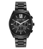 Michael Kors Langford Chronograph Black Dial Black Steel Strap Watch For Men - MK8993 Authentic Buy Shop Now