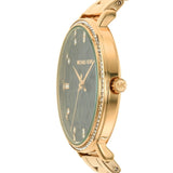 Michael Kors Pyper Three-Hand Black Dial Gold Steel Strap Watch For Women - MK4593 Authentic Buy Shop Now