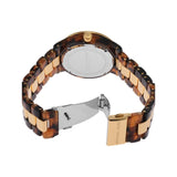 Michael Kors Runway Three-Hand Brown Dial Two Tone Steel Strap Watch for Women - MK7354 Authentic Buy Shop Now