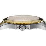 Michael Kors Everest Three Hand Silver Dial Two Tone Steel Strap Watch For Men - MK9141 Authentic Buy Shop Now