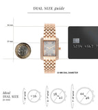 Michael Kors Emery Three-Hand White Dial Rose Gold Steel Strap Watch for Women - MK4743 Authentic Buy Shop Now