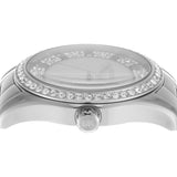 Michael Kors Lexington Lux Three Hand Mother of Pearl Silver Dial Silver Steel Strap Watch for Women - MK7445 Authentic Buy Shop Now