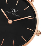 Daniel Wellington Petite Cornwall Black Dial Black Nylon Strap Watch for Women - DW00100247 Authentic Buy Shop Now