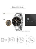 Maserati Competizione Chronograph Black Dial Silver Steel Strap Watch For Men - R8873600003 Authentic Buy Shop Now