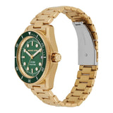 Michael Kors Maritime Analog Green Dial Gold Steel Strap Watch for Men - MK9162 Authentic Buy Shop Now