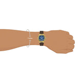 Guess Headline Chronograph Blue Dial Brown Silicone Strap Watch For Men - GW0571G5 Authentic Buy Shop Now