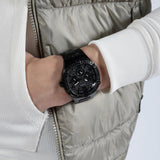 Guess Duke Glitz Crystals Black Dial Black Steel Strap Watch For Men - GW0576G3 Authentic Buy Shop Now