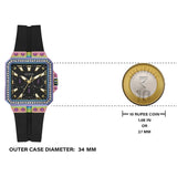 Guess Libra Black Dial Black Silicone Strap Watch For Women - GW0618L3 Authentic Buy Shop Now