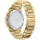 Salvatore Ferragamo Sapphire Chrono Black Dial Gold Steel Strap Watch for Men - SFME01323 Authentic Buy Shop Now