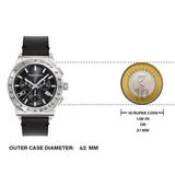 Salvatore Ferragamo 1927 Chrono Analog Black Dial Black Leather Strap Watch for Men - SFKZ00123 Authentic Buy Shop Now
