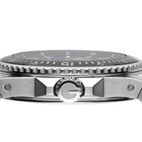 Gucci Dive Quartz Black Dial Silver Steel Strap Watch For Men - YA136301B Authentic Buy Shop Now