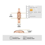 Michael Kors Empire Pavé Analog Rose Gold Dial Rose Gold Steel Strap Watch for Women - MK4858 Authentic Buy Shop Now