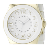 Marc Jacobs Pelly White Dial White SIlicone Strap Watch for Women - MBM2525 Authentic Buy Shop Now