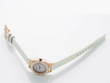 Marc Jacobs Blade White Dial White Leather Strap Watch for Women - MBM1179 Authentic Buy Shop Now