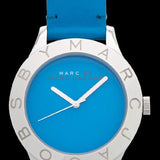 Marc Jacobs Blade Blue Dial Blue Leather Strap Watch for Women - MBM1202 Authentic Buy Shop Now