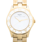 Marc Jacobs Blade White Dial Gold Steel Strap Watch for Women - MBM3050 Authentic Buy Shop Now