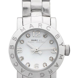 Marc Jacobs Amy White Dial Silver Steel Strap Watch for Women - MBM8611 Authentic Buy Shop Now