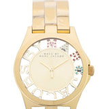 Marc Jacobs Henry Skeleton Gold Dial Gold Steel Strap Watch for Women - MBM3263 Authentic Buy Shop Now