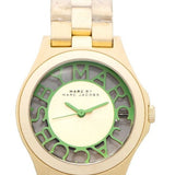 Marc Jacobs Henry Gold Dial Gold Steel Strap Watch for Women - MBM3295 Authentic Buy Shop Now