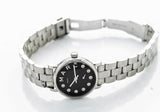 Marc Jacobs Blade Black Dial Silver Steel Strap Watch for Women - MBM8672 Authentic Buy Shop Now