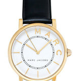 Marc Jacobs Roxy White Dial Black Leather Strap Watch for Women - MJ1532 Authentic Buy Shop Now