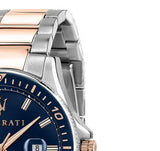 Maserati SFIDA Quartz Blue Dial Stainless Steel 44mm Watch For Men - R8853140003 Authentic Buy Shop Now