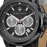 Maserati Royale 44mm Black Dial Stainless Steel Fiber Strap Watch For Men - R8871637002 Authentic Buy Shop Now
