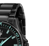 Maserati SFIDA Aqua Edition Analog Black Dial Black Steel Strap Watch For Men - R8853144001 Authentic Buy Shop Now