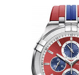 Maurice Lacroix Aikon Beach Volley Vikings Limited Edition Red Dial Red Rubber Strap Watch for Men - AI1018-SS001-530-6 Authentic Buy Shop Now