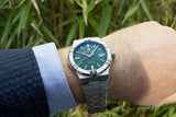 Maurice Lacroix Aikon Automatic Green Dial Silver Steel Strap Watch for Men - AI1807-SS002-630-1 Authentic Buy Shop Now