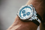 Maurice Lacroix Aikon Chronograph King of the Court Limited Edition Silver Dial Grey Rubber Strap Watch for Men - AI1018-TT030-130-K Authentic Buy Shop Now