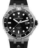 Maurice Lacroix Aikon Venturer Black Dial Black Rubber Strap Watch for Men - AI6058-SS001-330-1 Authentic Buy Shop Now