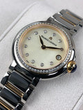 Maurice Lacroix Fiaba Date Diamonds White Mother of Pearl Dial Two Tone Steel Strap Watch for Women - FA1007-PVP23-170-1 Authentic Buy Shop Now