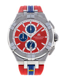 Maurice Lacroix Aikon Beach Volley Vikings Limited Edition Red Dial Red Rubber Strap Watch for Men - AI1018-SS001-530-6 Authentic Buy Shop Now