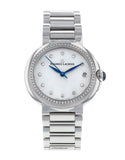Maurice Lacroix Fiaba Diamonds Mother of Pearl Dial Silver Steel Strap Watch for Women - FA1004-SD502-170-1 Authentic Buy Shop Now