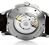 Maurice Lacroix Pontos Silver Dial Black Leather Strap Watch For Men - PT6148-SS001-131 Authentic Buy Shop Now