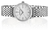 Maurice Lacroix Eliros Date White Dial Silver Steel Strap Watch for Women - EL1094-SS002-150-1 Authentic Buy Shop Now