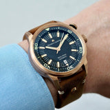 Maurice Lacroix Pontos Diver Limited Edition Black Dial Brown Leather Strap Watch For Men - PT6248-BRZ01-330-3 Authentic Buy Shop Now