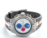 Maurice Lacroix Aikon Chronograph Special Edition Mahindra Racing Silver Dial Grey Rubber Strap Watch for Men - AI1018-TT031-130-2 Authentic Buy Shop Now