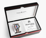 Maurice Lacroix Aikon Chronograph Special Edition Mahindra Racing Silver Dial Grey Rubber Strap Watch for Men - AI1018-TT031-130-2 Authentic Buy Shop Now