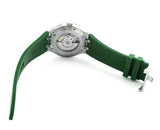 Maurice Lacroix Aikon Chronograph Green Dial Green Rubber Strap Watch for Men - AI1808-SS000-630-5 Authentic Buy Shop Now