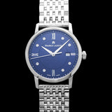 Maurice Lacroix Eliros Sunbrushed Blue Dial Silver Steel Strap Watch for Women - EL1094-SS002-130-1 Authentic Buy Shop Now