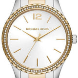 Michael Kors Layton Quartz Silver Dial Two Tone Steel Strap Watch For Women - MK6899 Authentic Buy Shop Now