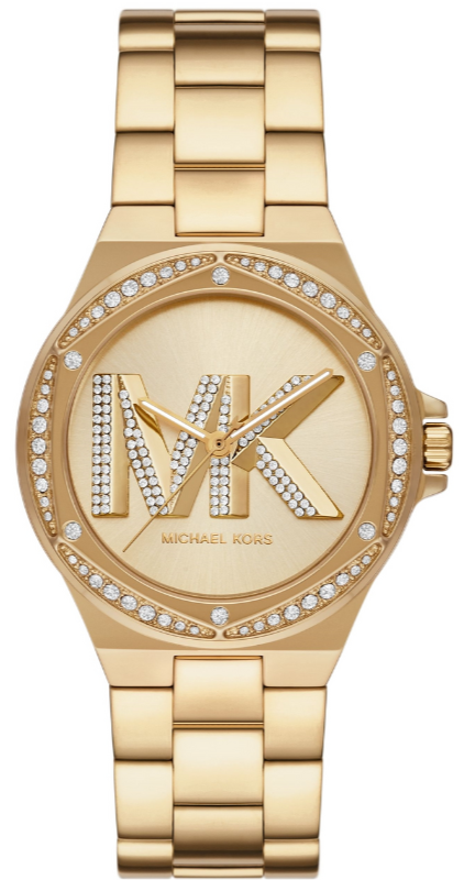 Michael Kors Lennox Gold Dial Gold Steel Strap Watch For Women - MK1062 Authentic Buy Shop Now