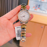 Michael Kors Tibby Three Hand Crystals Silver Dial Two Tone Steel Strap Watch for Women - MK4576 Authentic Buy Shop Now