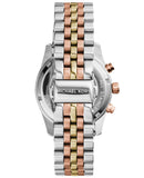 Michael Kors Lexington Chronograph Silver Dial Two Tone Steel Strap Watch for Women - MK5735 Authentic Buy Shop Now