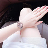 Michael Kors Camille Three Hand Rose Gold Dial Rose Gold Steel Strap Watch For Women - MK7197 Authentic Buy Shop Now